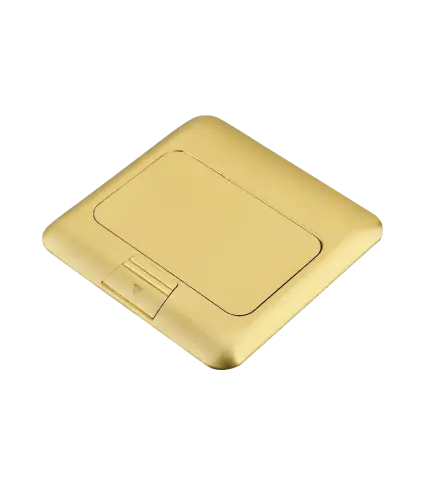 Bộ ổ cắm âm sàn đa năng + ổ mạng đơn chống ẩm